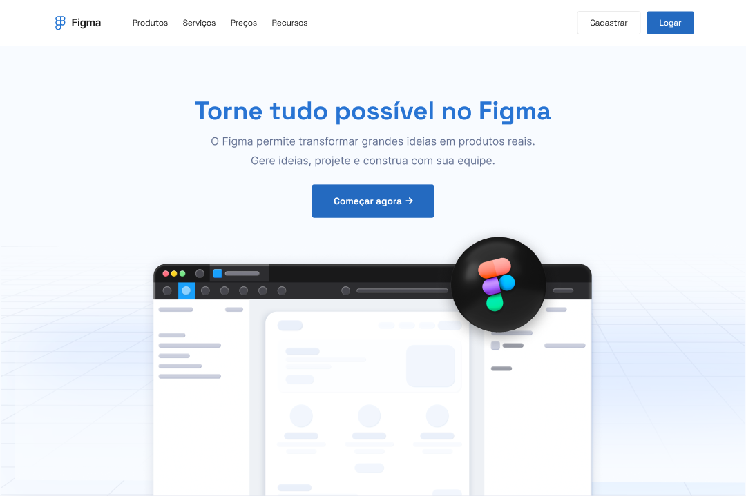 Exemplo de seção hero bem estruturada
