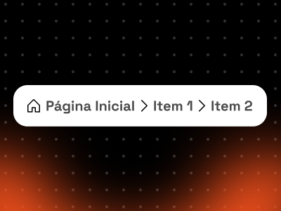 Ilustração sobre breadcrumb